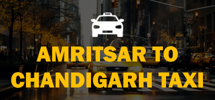 Amritsar to Chandigarh Taxi